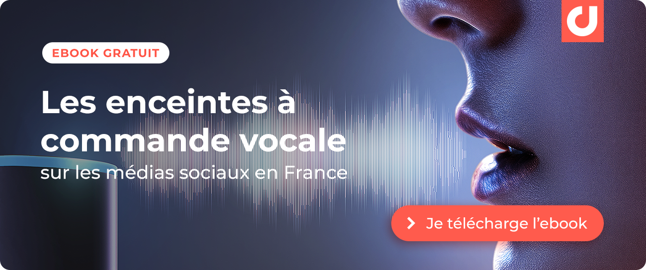 Je télécharge l'étude sur les Enceintes à commande vocale sur les médias sociaux en France