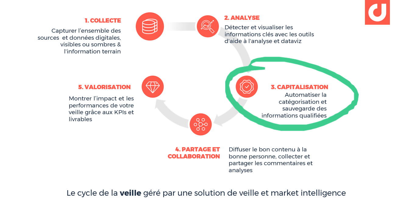 Cycle de la veille : capitalisaition