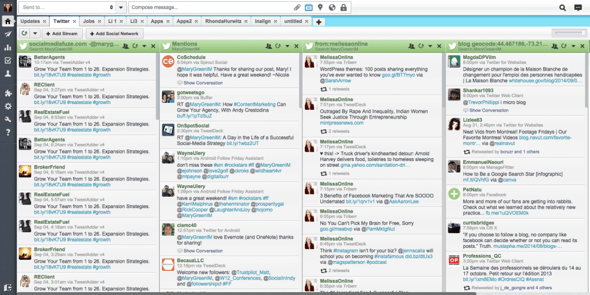 a screenshot of hootsuite