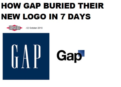GAP Logo change