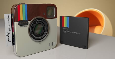 Real Life Instagram design 'Polaroid' camera