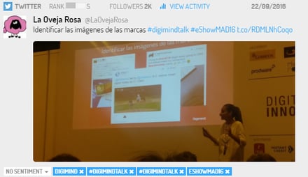 tuits sobre charla ereputacion