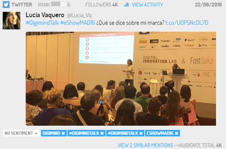 tuits sobre charla ereputacion
