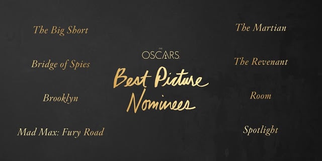 Oscars2016 nominados a mejor película