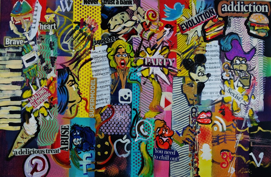 Pop-Art Cubist Social Media Art" par Eraclis Artistidou