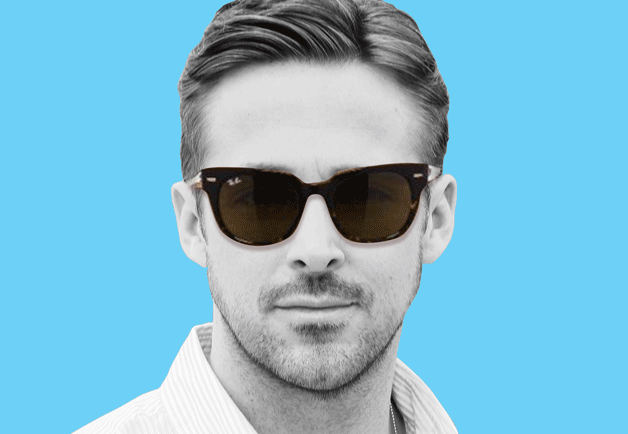 Ryan Gosling Campaña de gafas de sol Aviators o Wayfarers gif