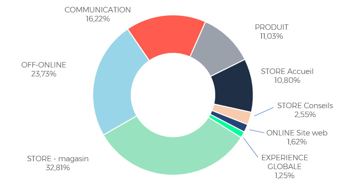 Catégorisation des conversations consommateurs par thèmes d'expérience client